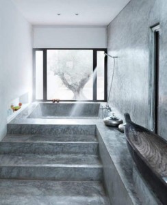 Bathing in Concrete