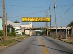 10 Very Funny Road Signs